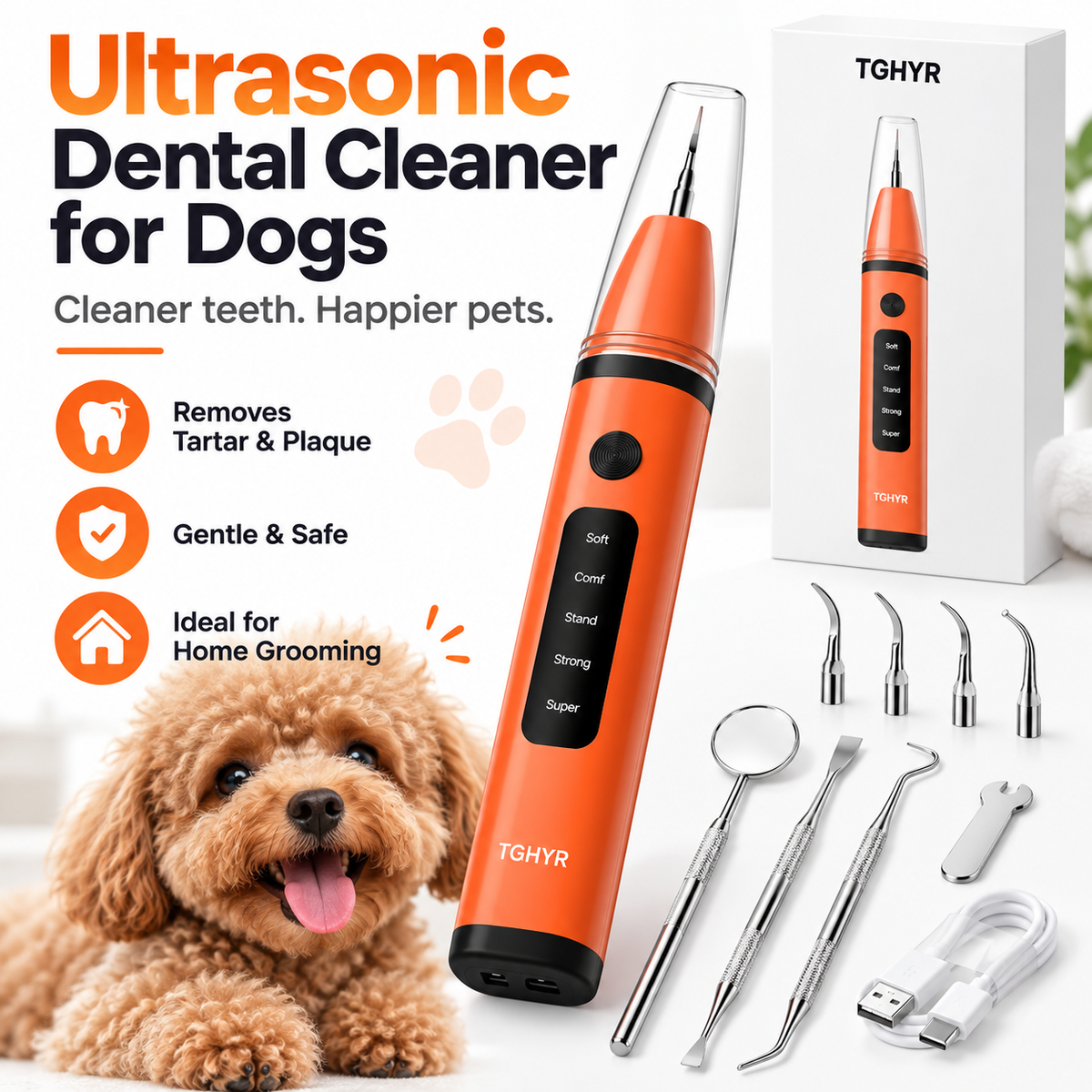Ultrasonic Dental Cleaner for Dogs